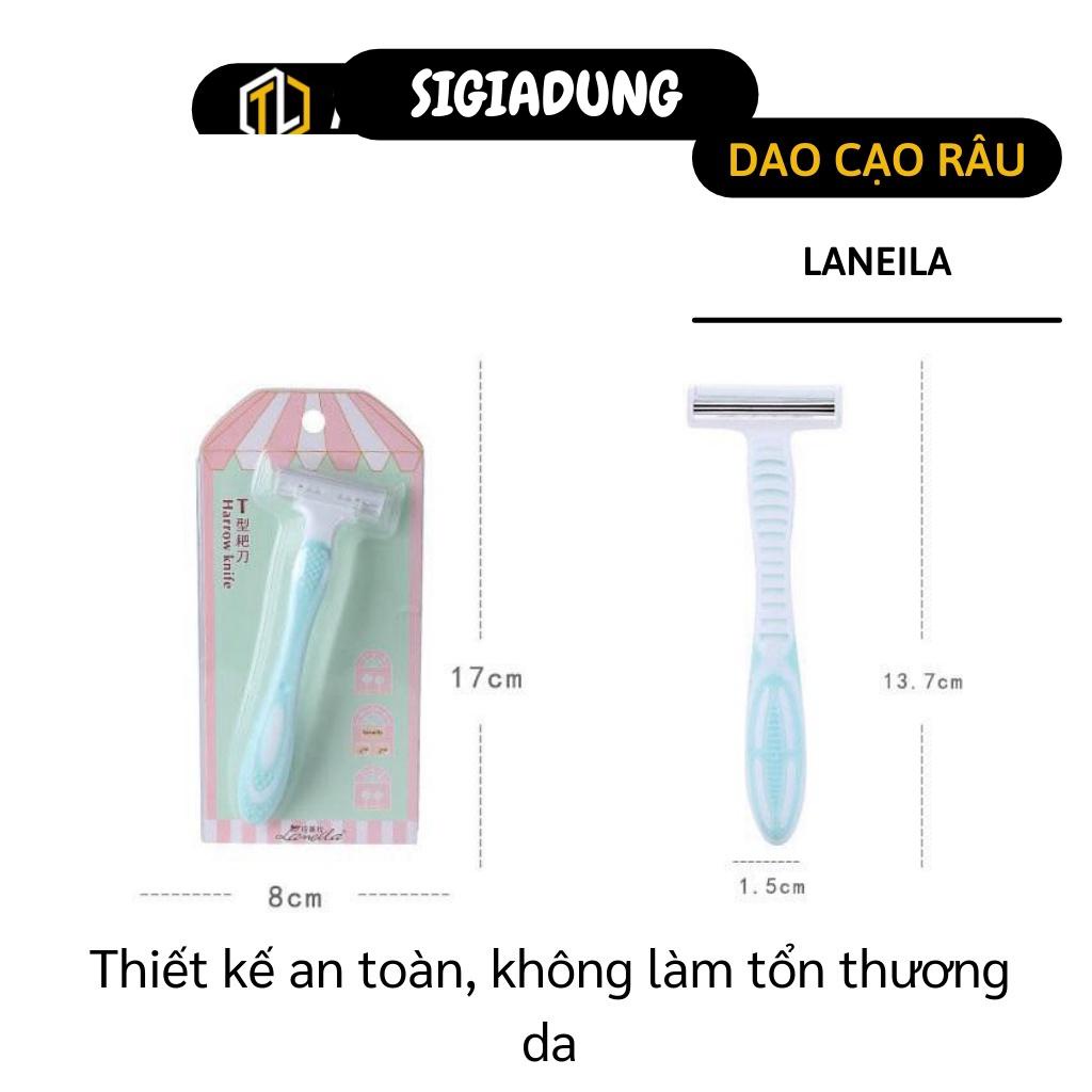 [SGD] Dao Cạo Râu - Dao Cạo Dành Cho Nữ Laneila, Giảm Kích Ứng Da, Có Thể Tái Sử Dụng 7364