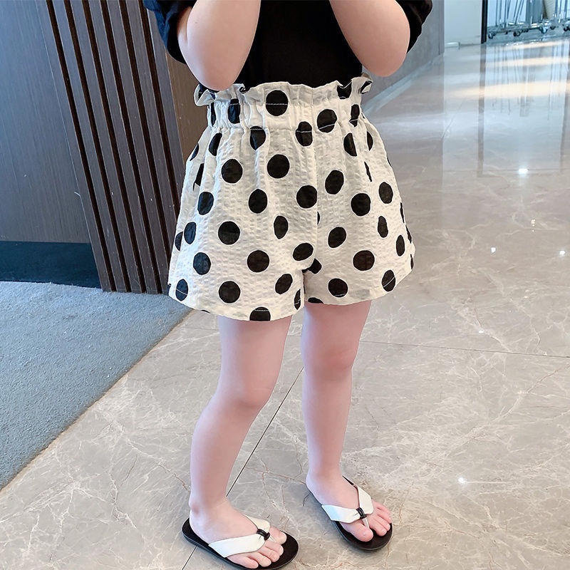 [Babycat] Hàng Có Sẵn Quần Short Chấm Bi Phong Cách Nhật Bản / Hàn Quốc Thời Trang Mùa Hè Mới 2022 Dành Cho Bé Gái