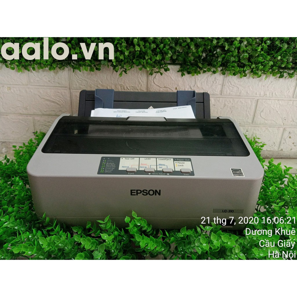 Máy in kim Epson LQ-310 (khổ A4 – 24 kim) kèm Băng mực , dây nguồn và dây USB mới - aalo.vn