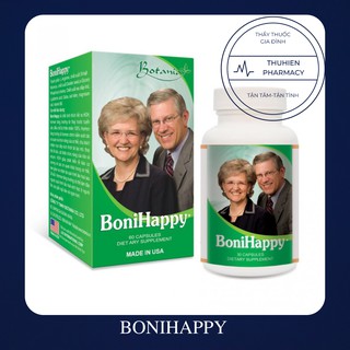 [Tích điểm Mua 6 tặng 1] BONIHAPPY nhập khẩu chính hãng - Boni Happy hỗ trợ tình trạng mất ngủ, an thần (Hộp 60 viên)