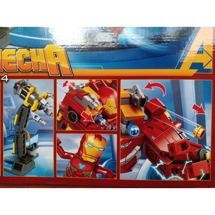 Bộ Lego Xếp Hình Ninjago Siêu Robot Người Sắt. Gồm 568 Chi Tiết.