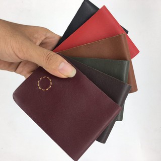 Ví Sen Mini Mỏng Gọn Nhẹ- Ví Sen 3- Da Bò 100%