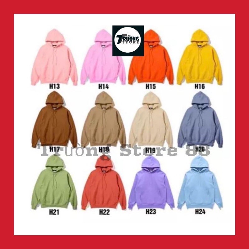 Áo Hoodie Unisex nỉ bông ❤ FREESHIP ❤ Áo khoác nỉ chui đầu 2 lớp dày dặn chất lượng ( M13-24) | BigBuy360 - bigbuy360.vn