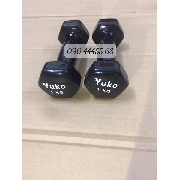 1 Đôi tạ tay cao su bọc lõi thép 1KG Cao Cấp