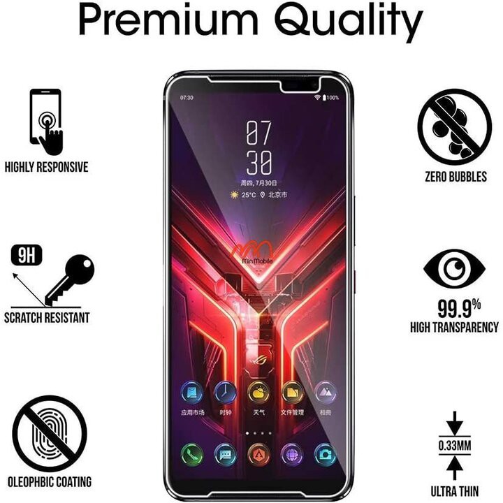 Kính cường lực 9H+ Asus Rog Phone 3 Strix hiệu Gor