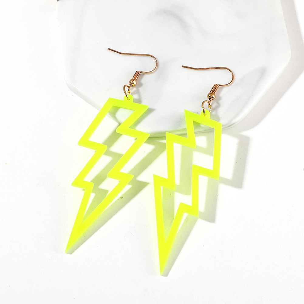 Set 2 Khuyên Tai Nữ Hình Tia Chớp Thời Trang