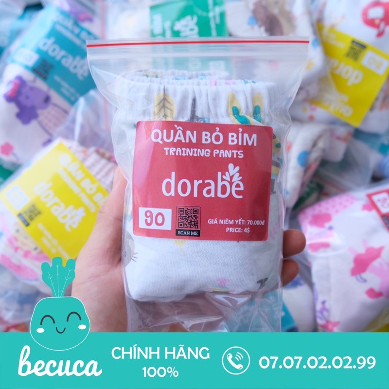 Quần Bỏ Bỉm cao cấp Dorabe Dành cho bé từ 3kg đến 22kg