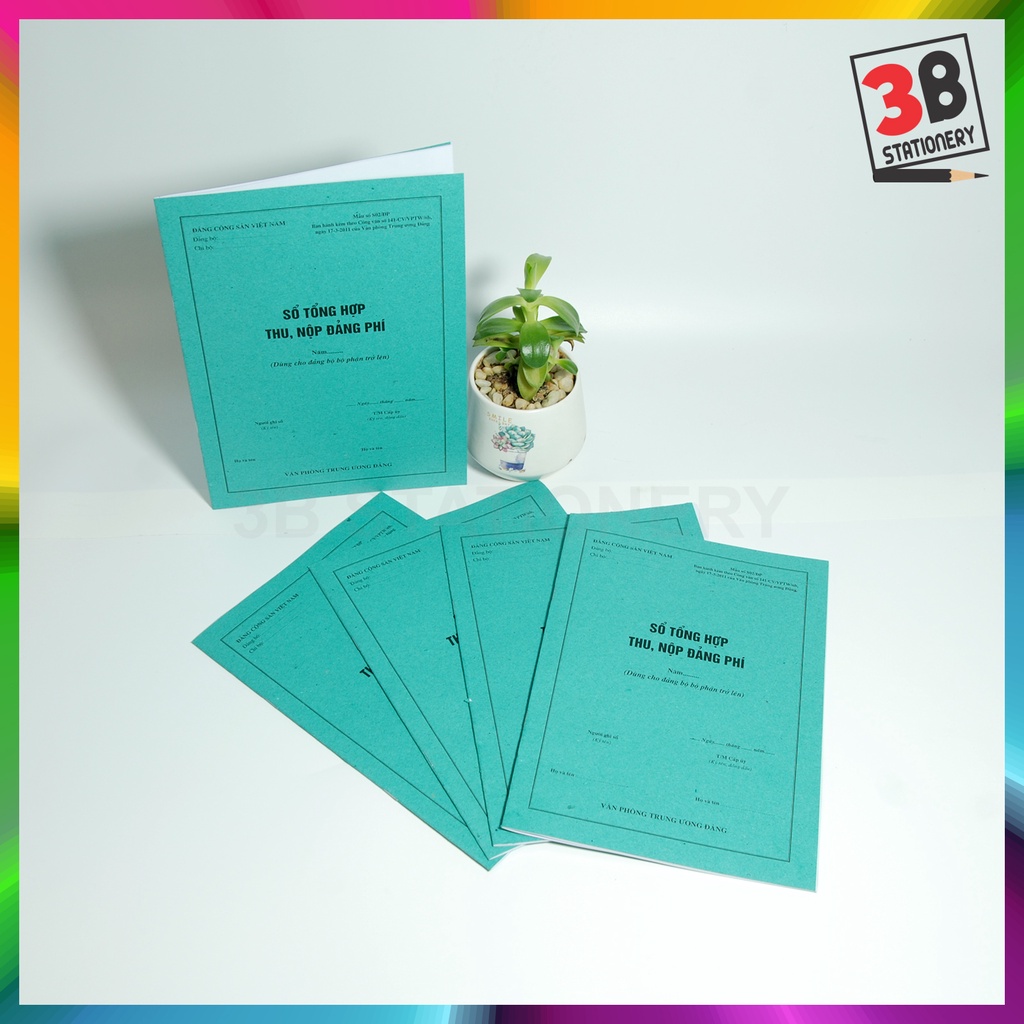 Sổ Tổng hợp Thu, Nộp Đảng phí, Mẫu số S02/ĐP