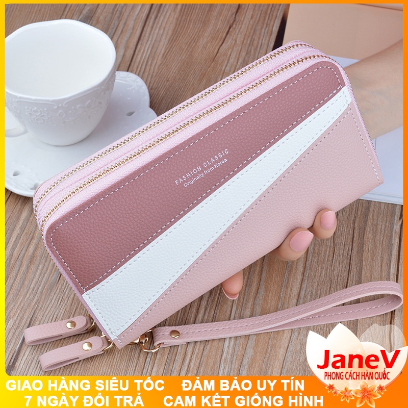 Ví Nữ Dài Cầm Tay Cao Cấp Sang Trọng Phong Cách Hàn Quốc TVNN393