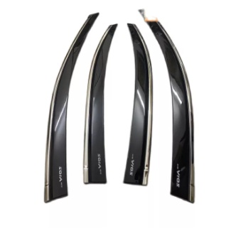 Vè che mưa xe Toyota Vios 2019 - 2023 chỉ mạ crom cao cấp, vừa khít 4 cánh cửa