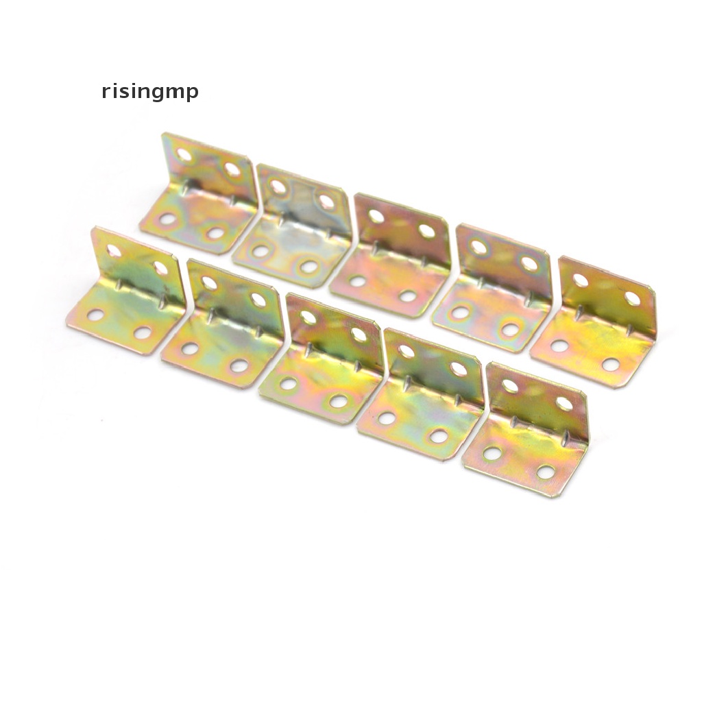 Set 10 Giá Đỡ Góc Vuông 90 Độ Bằng Kim Loại Kích Thước 25x25x16mm Mới Bộ 10 Giá Đỡ Kim Loại 25x25x16mm Góc 90 Độ 10 Kệ Khung