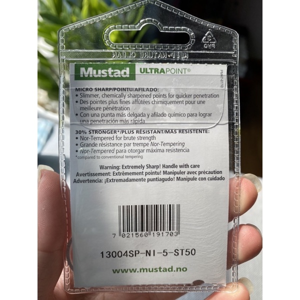 Lưỡi câu tôm - câu cá hãng Mustad