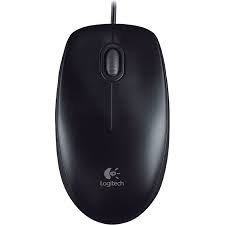 Chuột quang có dây Logitech B100 chân cắm usb