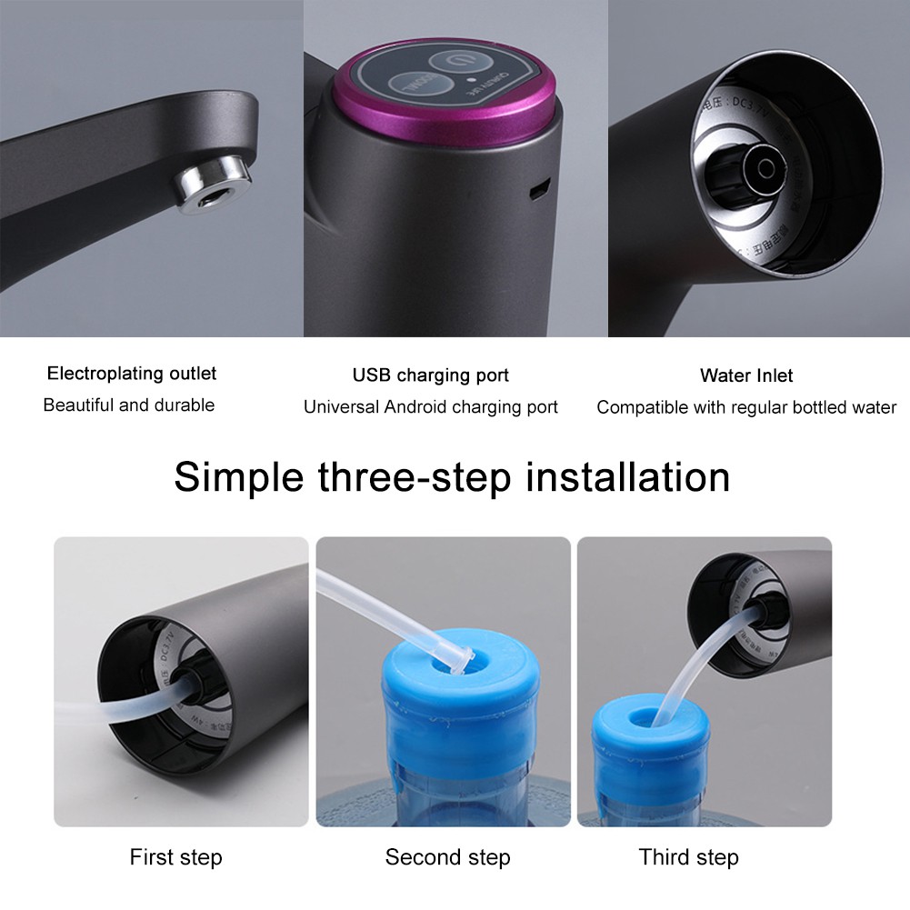 Máy Bơm Nước Yoyoyo01] Di Động Kèm Sạc USB Tiện Dụng Chất Lượng Cao