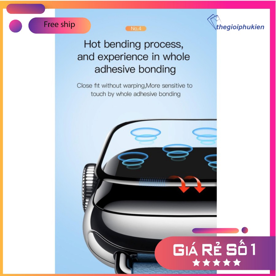 Kính cường lực Baseus cho Apple Watch  size 40mm-44mm
