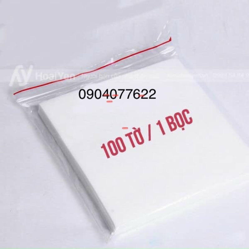 Giấy lọc tinh.. 100 tờ giấy lọc bản 25*25