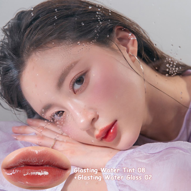 [HOT COMBO TIẾT KIỆM] Son Tint Nước Romand Glasting Water Tint Kết Hợp Cùng Son Tint Bóng Romand Glasting Water Gloss