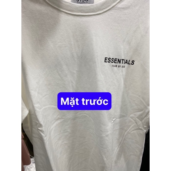 Áo thun ESSENTIALS 2 mặt-thun 3158