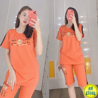 Khai trương bán giá vốn-Set bộ mặc nhà cho nữ bộ lửng thun cotton dày đẹp
