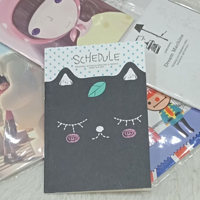 Combo 5 quyển Sổ tay kẻ ngang hoạt hình18-40 trang 8.5x12.4cm mẫu ngẫu nhiên