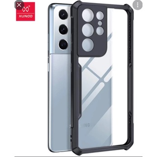 Ốp lưng Xundd chống sốc cho Samsung S21, S21 Plus, S21 Ultra lưng trong kính viền dẻo chống sốc bảo vệ camera