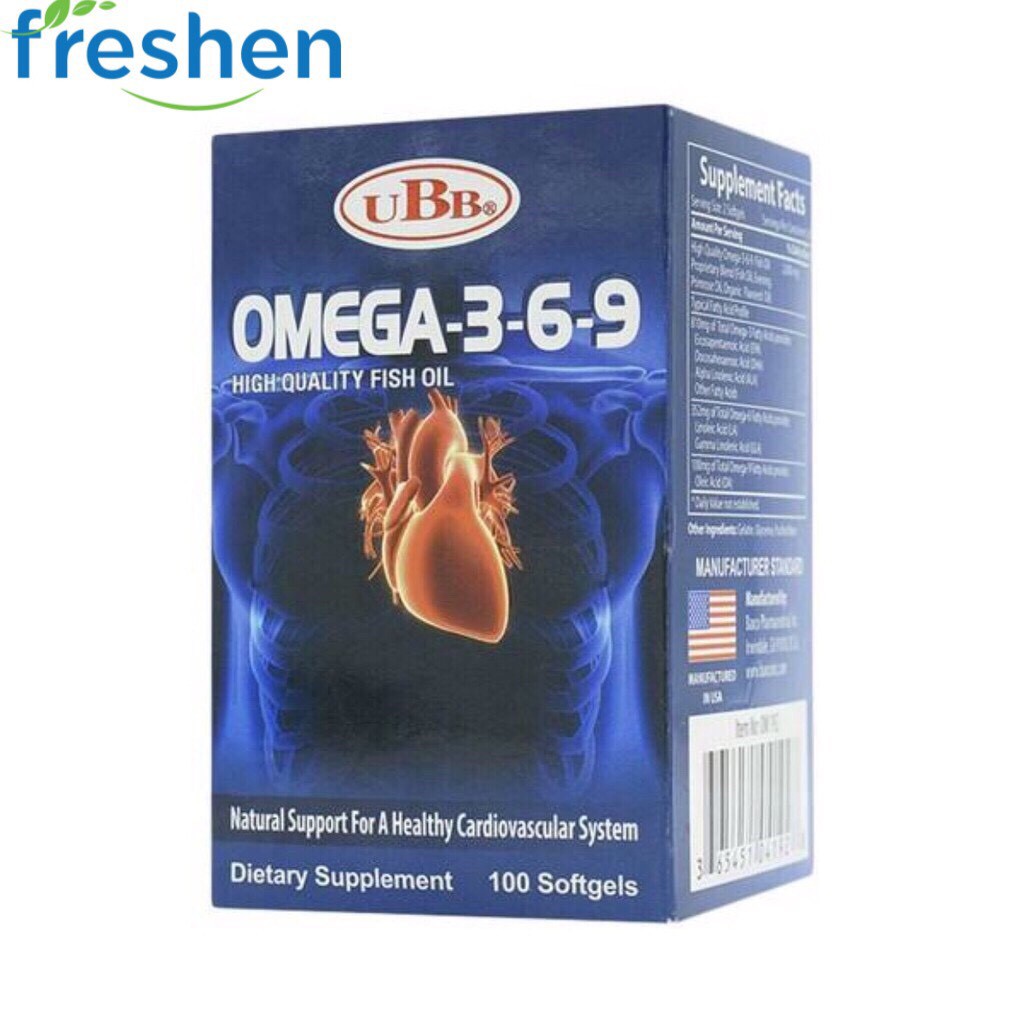 Omega 3,6,9 - Omega 369 (Hộp 100 viên) từ USA