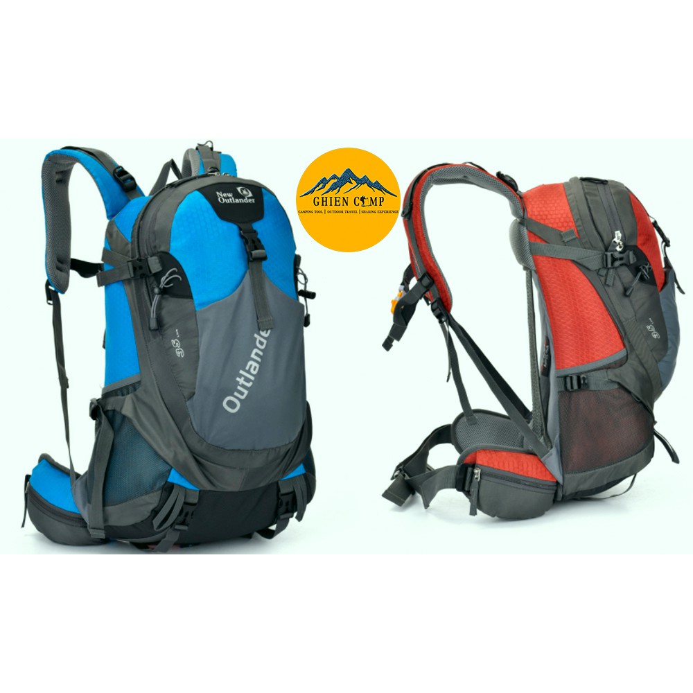 Balo Du Lịch Leo Núi Trekking New OutLander Advendture40L Extra Có Khung Nhôm Trợ Lực-BP40