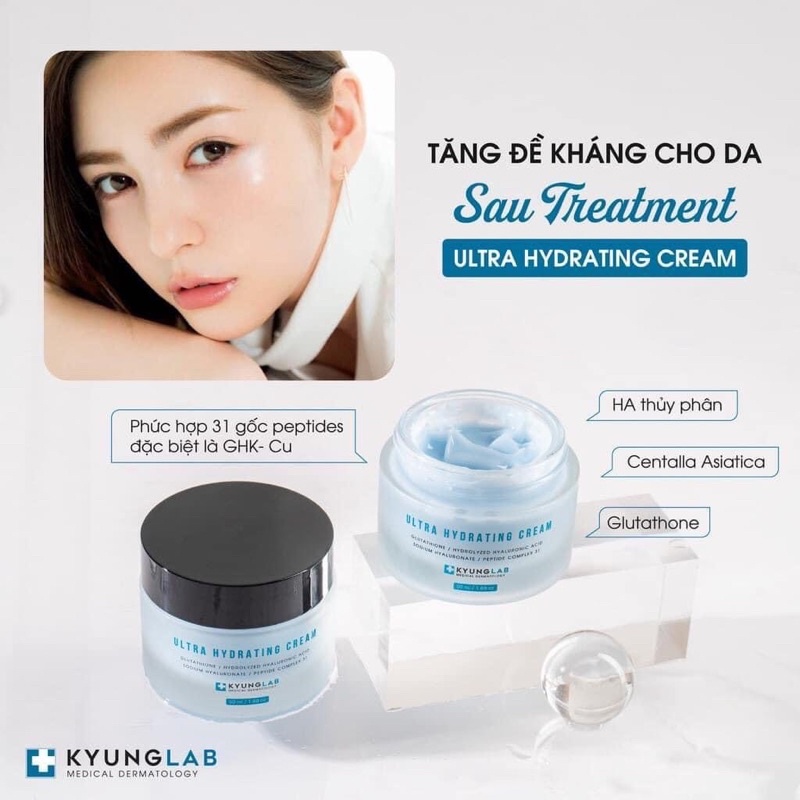Kem dưỡng ẩm khoá bóng Kyunglab Ultra Hydrating Cream phục hồi đa tầng