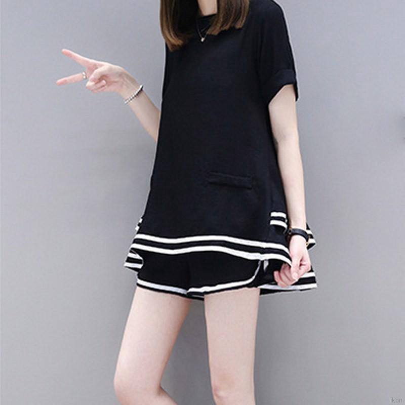 Đồ bộ ngắn vải cotton thoáng mát trẻ trung và thời trang cho nữ