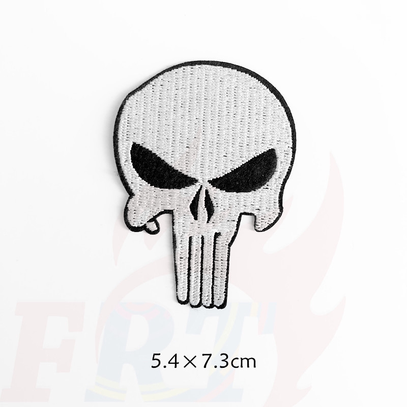 Phụ kiện may áo quần thời trang（☸ Marvel - Punisher Patch ☸）