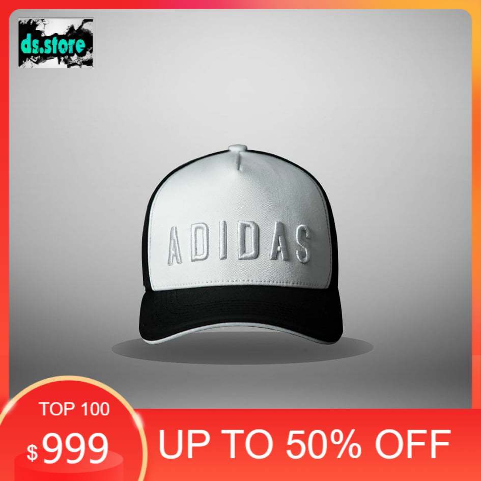 Mũ lưỡi trai ADIDA CAP đen trắng bít đuôi hàng VNXK CAO CẤP