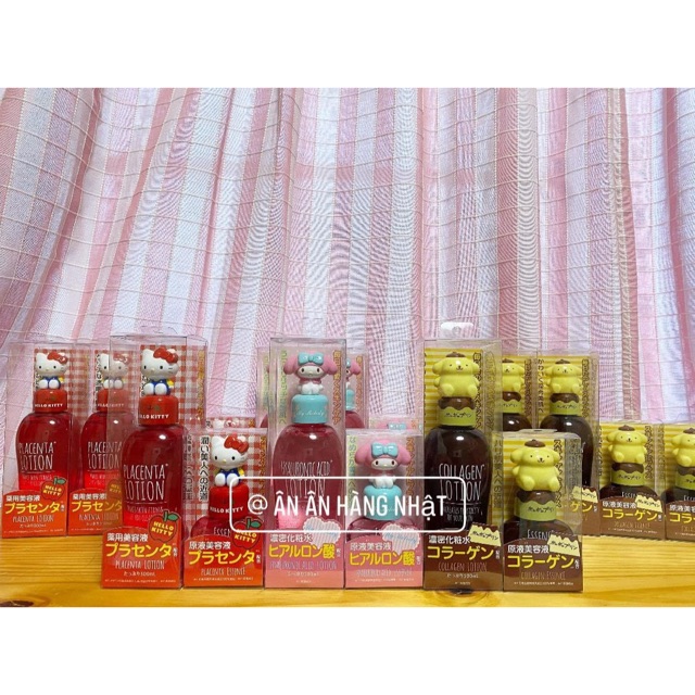 BỘ DƯỠNG DA TỪ HÃNG SANRIO NHẬT BẢN •HELLO KITTY•MY MELODY •PURIN