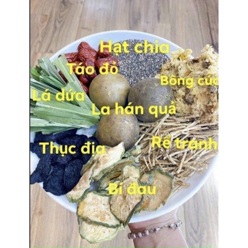 TRÀ BÍ ĐAO LA HÁN GIẢI NHIỆT set 2 quả La Hán