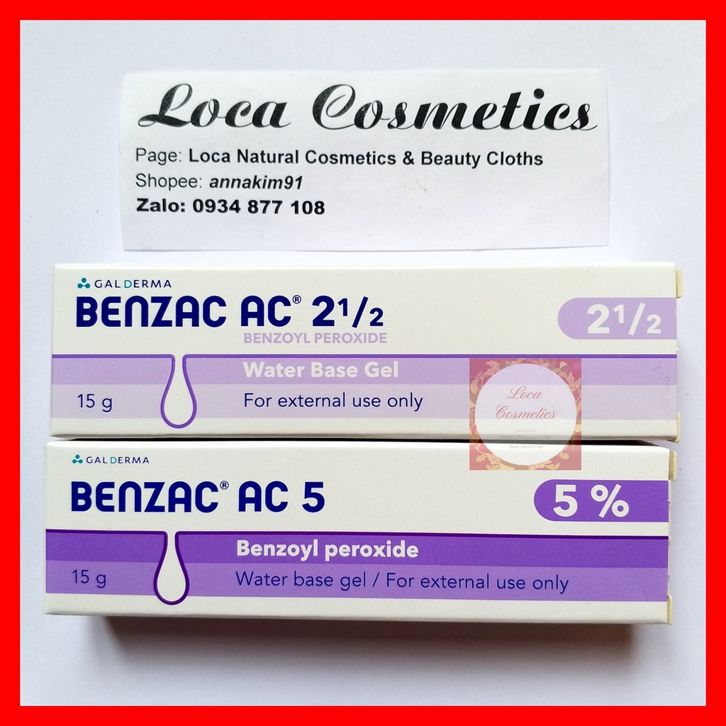  [Auth-date mới] Benzac AC BPO Thái - Gel hỗ trợ giảm Mụn