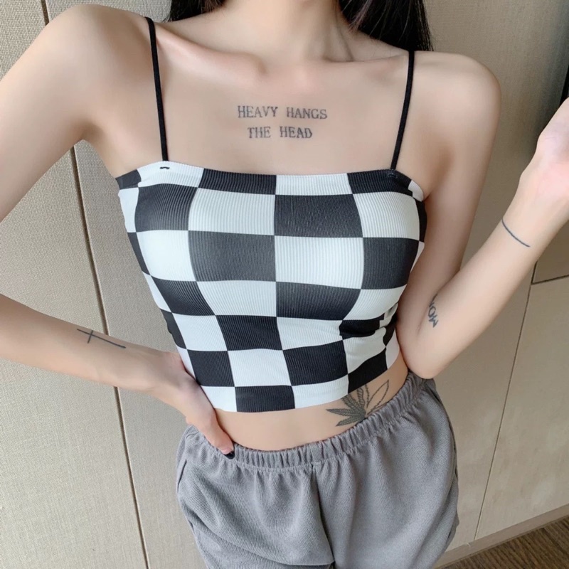 ÁO CROPTOP CARO SIÊU TRẤT