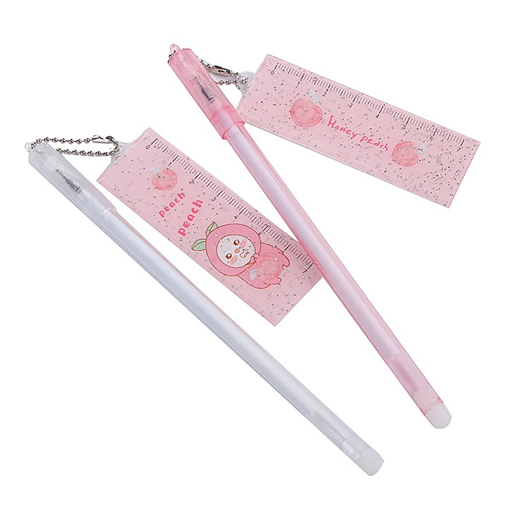 Bút Mực gel Màu Đen Mặt Dây Treo Dễ Thương Sáng Tạo Cho Học Sinh