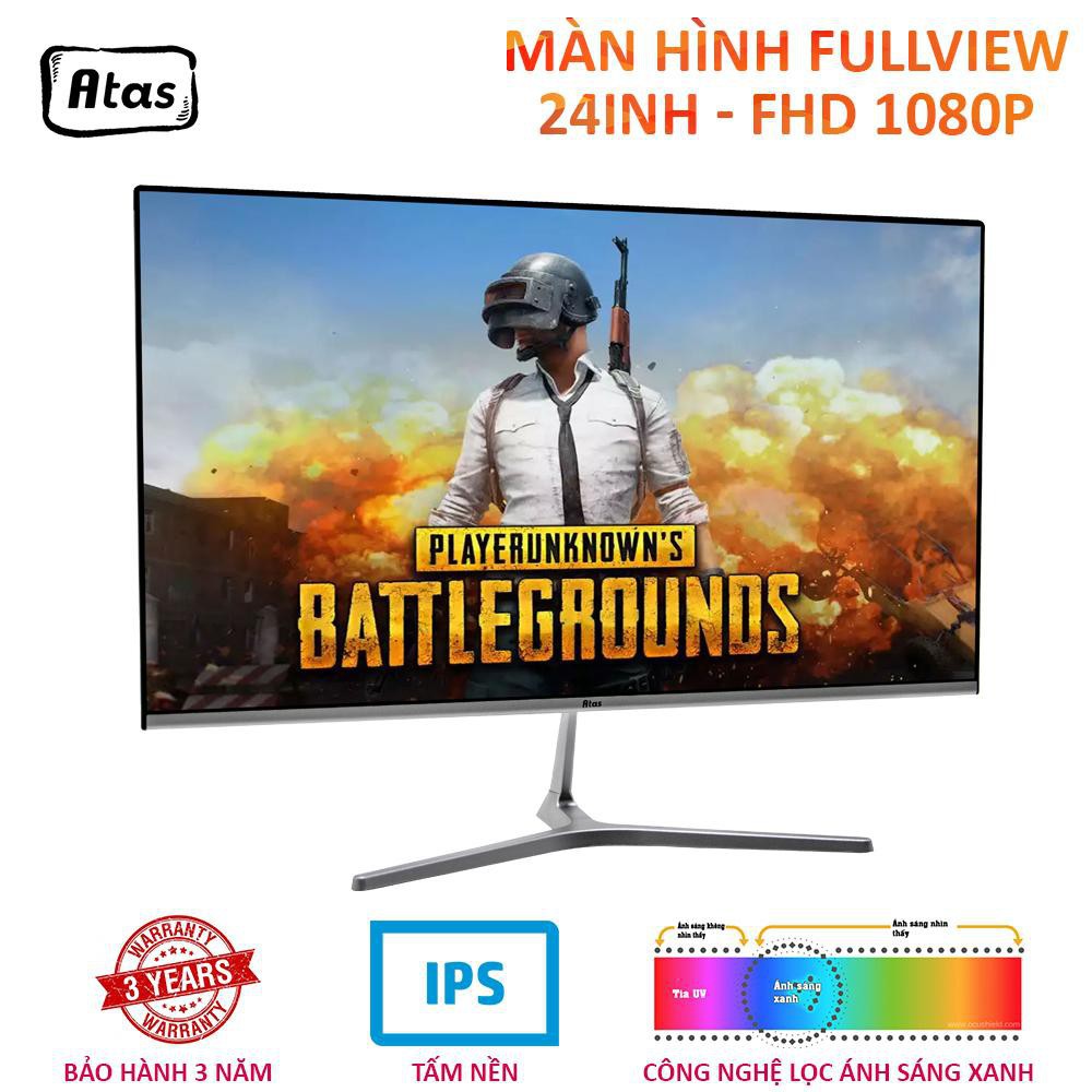 Màn Hình Máy Tính Gaming ATAS 24 Inch – Full HD 1080 - Tấm nền IPS - Tần số quét 75HZ [ CR4 ] | WebRaoVat - webraovat.net.vn