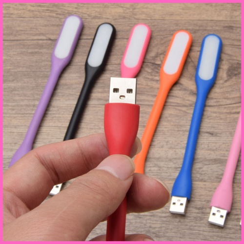 Đèn led đọc sách mini ,đèn Led Mini USB siêu sáng vỏ nhựa dẻo, cắm cổng USB sạc dự phòng, laptop - Màu Ngẫu Nhiên