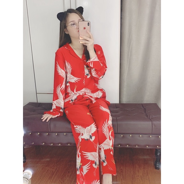 Bộ Lụa Mango Tay Dài Siêu Hot [cao cấp][kèm ảnh thật]