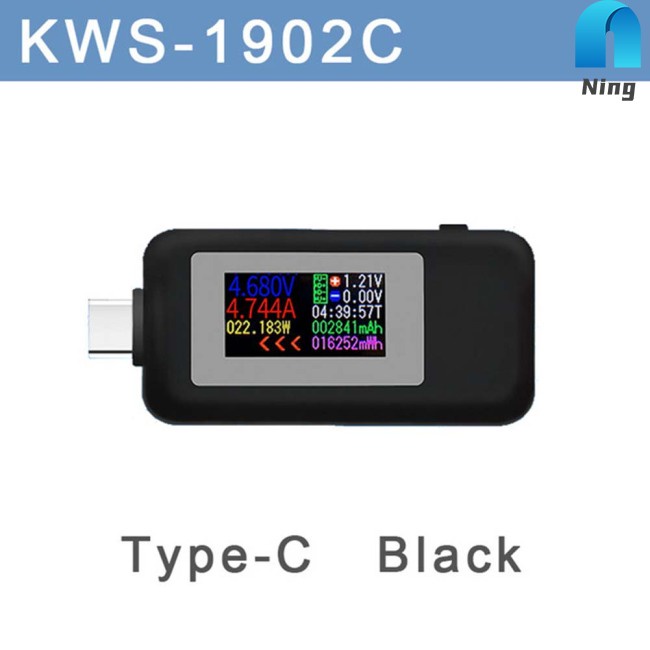 Thiết Bị Kiểm Tra Dòng Điện Usb Màn Hình Màu Kỹ Thuật Số 0.96-inch Loại c 24-pin