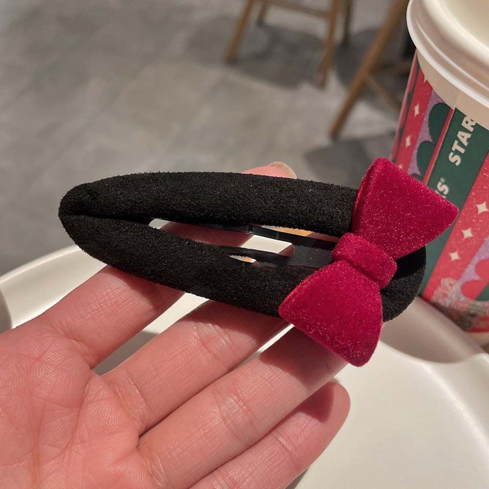 Kẹp tóc nơ bằng nhung phong cách Hàn Quốc thời trang cho bé gái 2LIFE