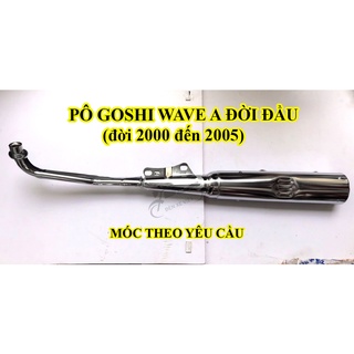 [Hàng Sài Gòn chuẩn loại 1] Pô Goshi cho Wave nhỏ hay còn gọi là Wave đời cũ, chưa móc  - Pô Wave