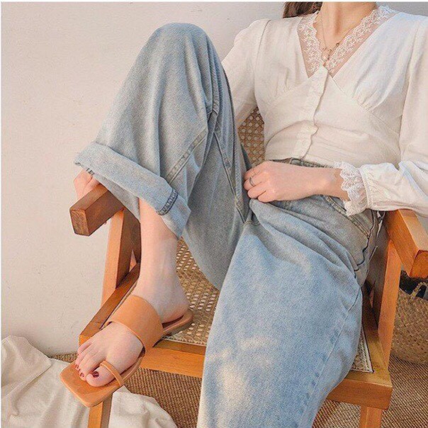 Dép xỏ ngón quai ngang thời trang big size MS 255