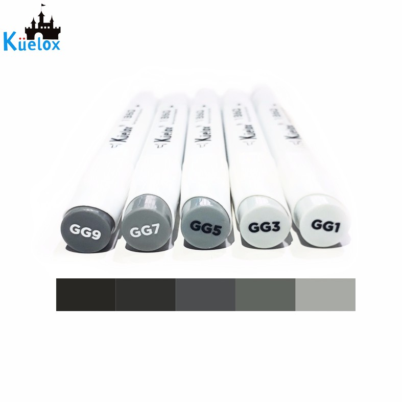 Set 5 Bút Marker Kuelox GG1 - GG9