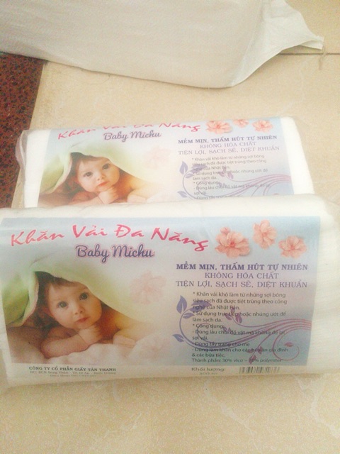 Khăn vải khô đa năng cho bé