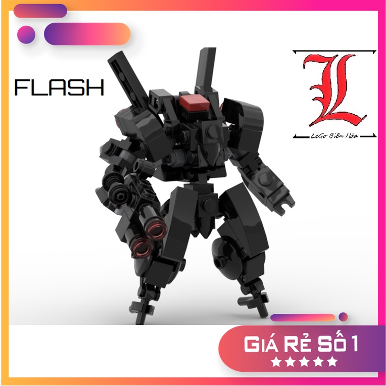 Đồ chơi lắp ráp Moc Robot mech Flash