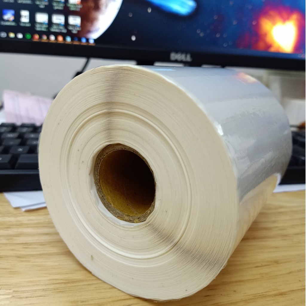 Giấy in mã vạch, in tem nhiệt 3 tem 110x22mm 5