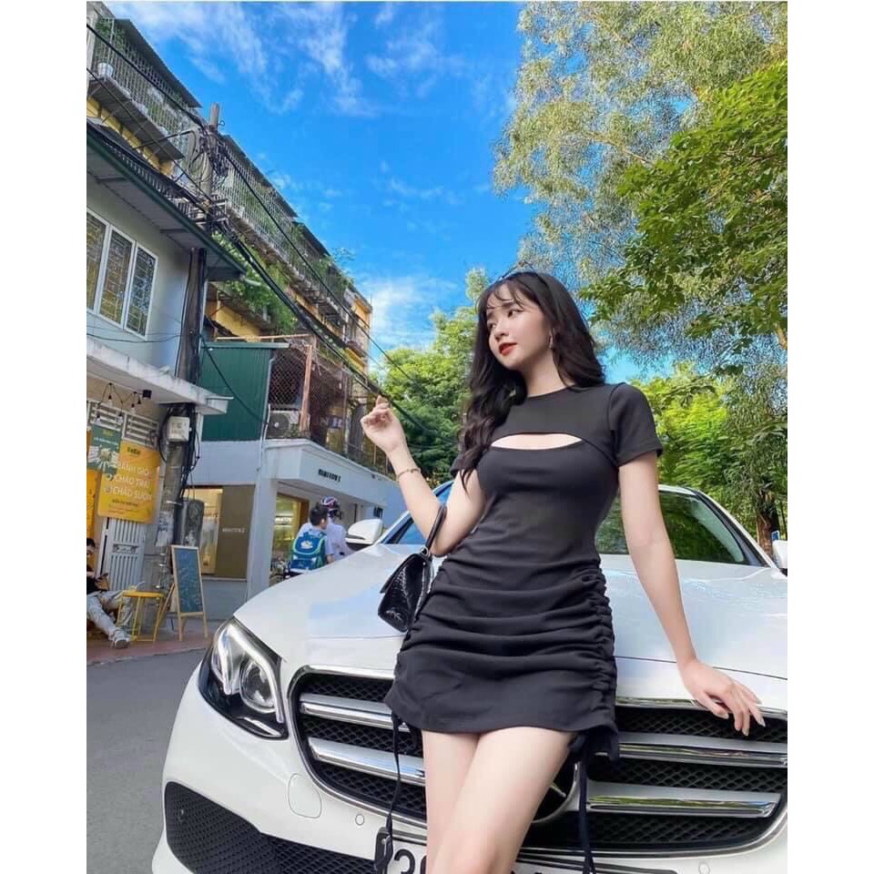 ĐẦM BODY KHOÉT RÚT DÂY