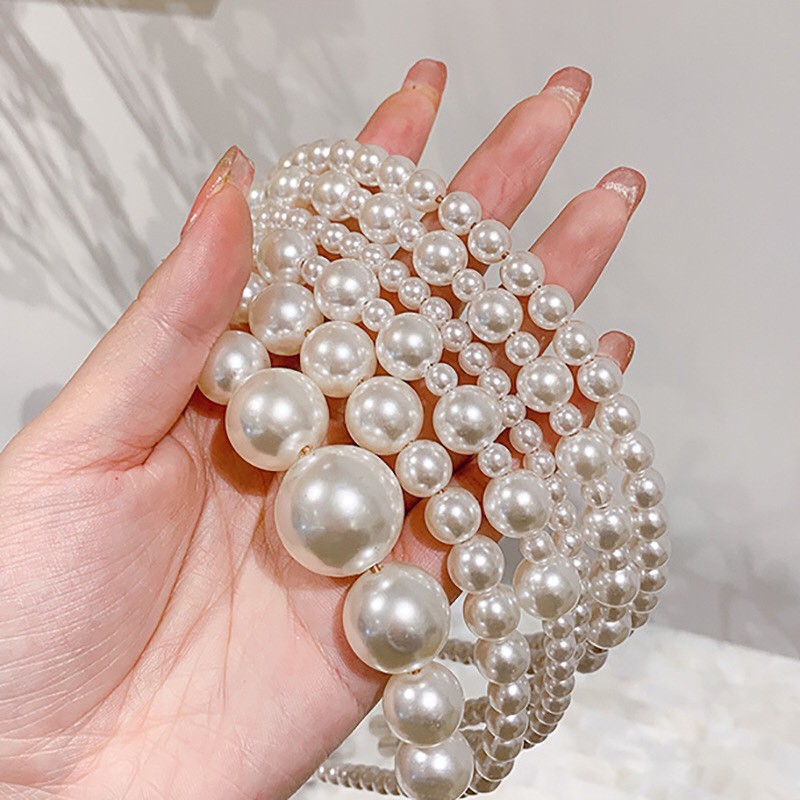 Bờm Tóc Ngọc Trai Nhân Tạo
