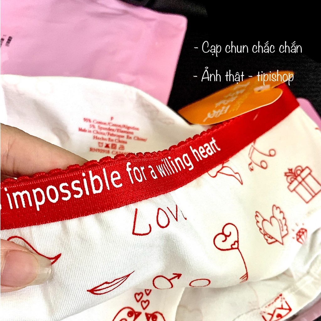 [Thanh lý - Dọn kho] Quần lót cotton sexy hàng đẹp đóng túi zip cao cấp  Huiguan